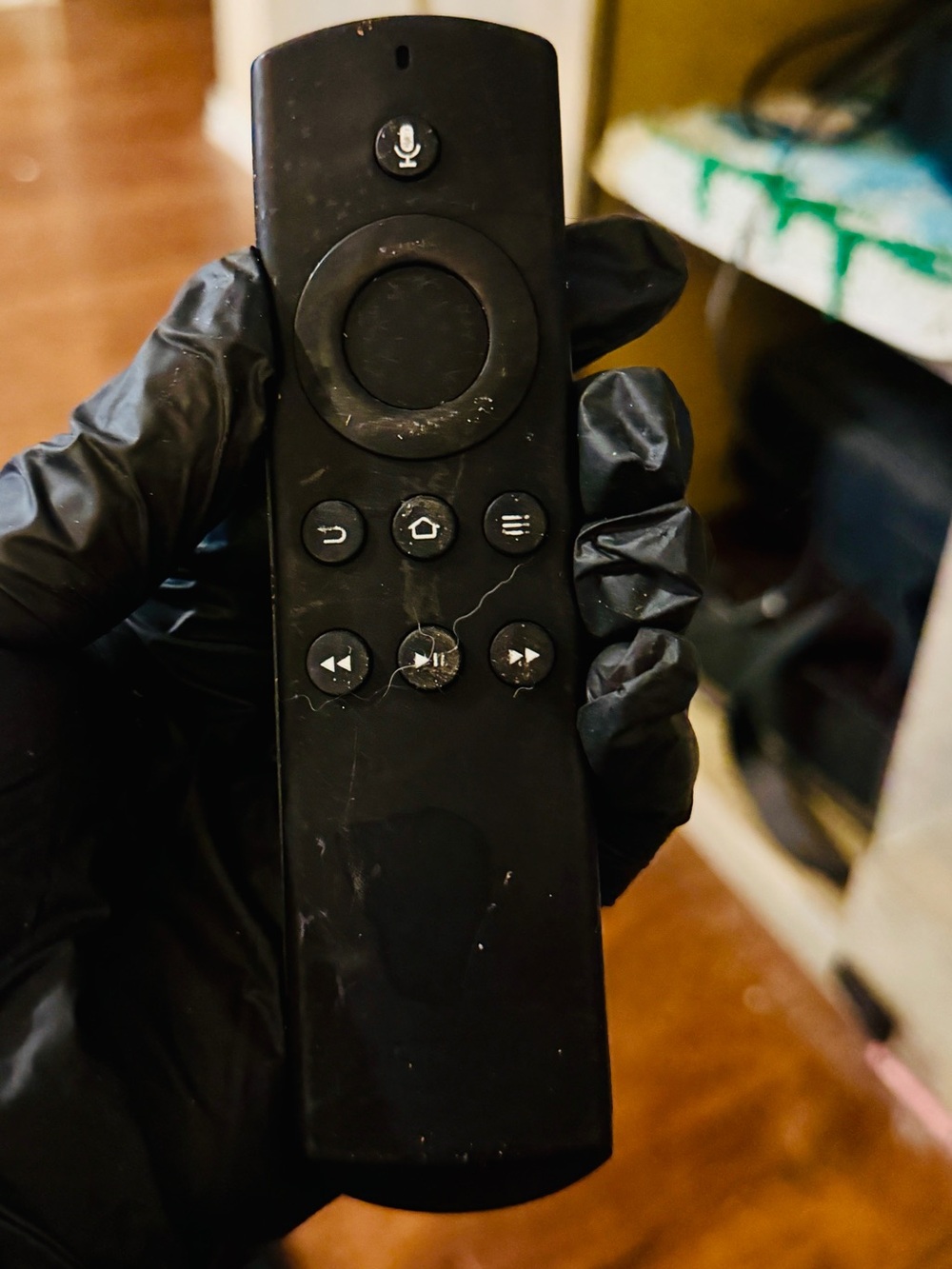 Black Streaming Remote Control. Amazon firestick